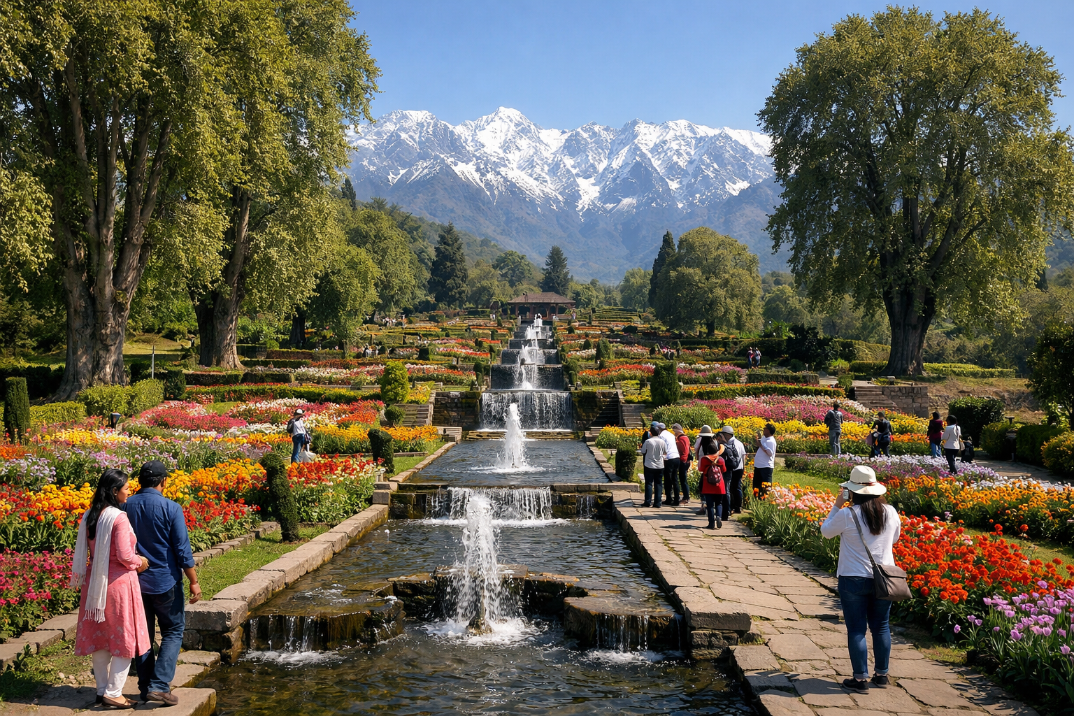 Nishat Bagh Mughal Garden